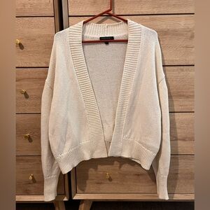 Banana Republic - Organic Cotton - Cream Knit Cardigan